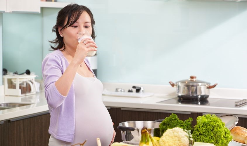 Sữa bầu XO MOM có mùi vị thanh nhạt