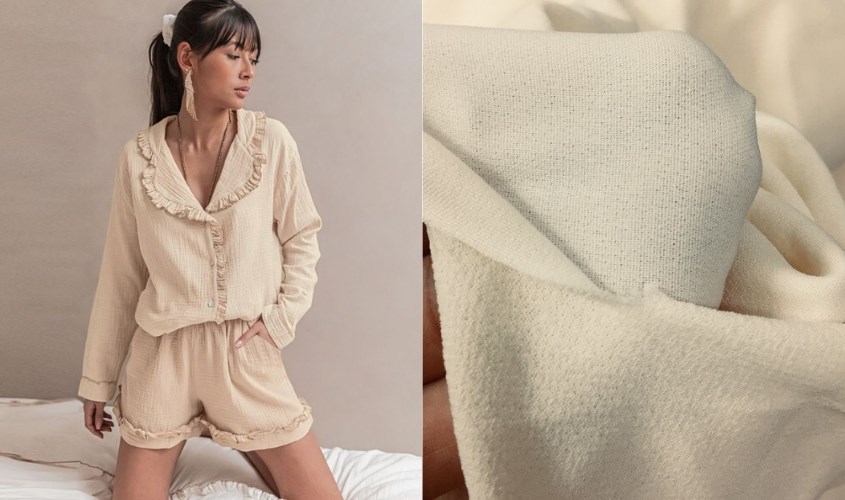 Vải xô còn được dùng làm quần áo cho người lớn