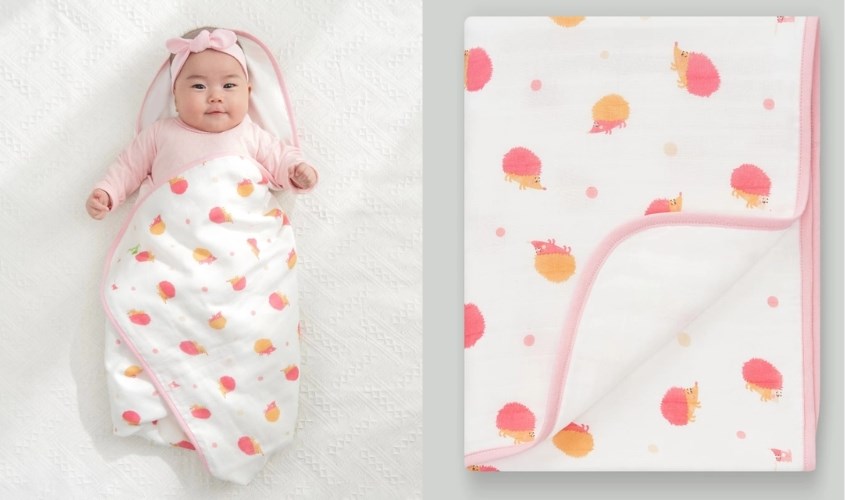 Khăn xô cotton Lullaby NH638P 95x75 cm - Màu trắng nhím