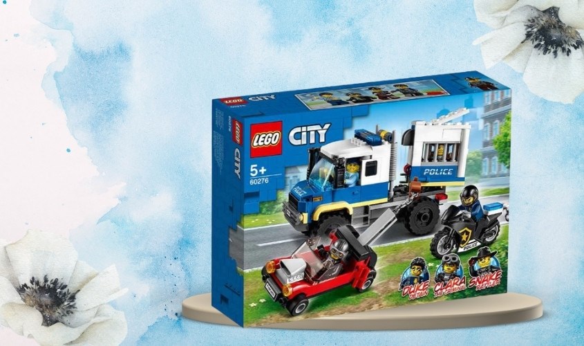 Đồ chơi lắp ráp xe cảnh sát vận chuyển tội phạm Lego City 60276 (244 chi tiết)