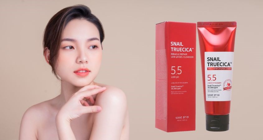 Sữa rửa mặt chiết suất ốc sên Some By Mi Truecica Miracle Repair 100 ml