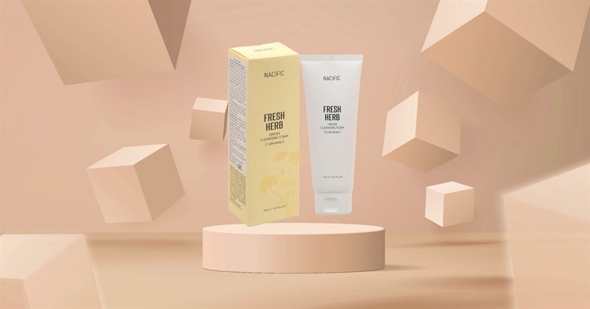 Sữa rửa mặt làm dịu dành cho da thường Nacific Fresh Herb 150 ml