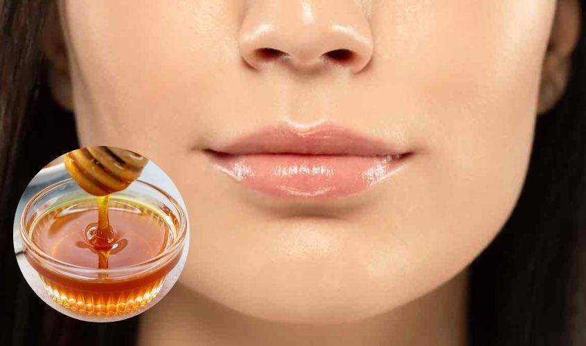 Sử dụng mật ong để làm lành vết nứt trên môi
