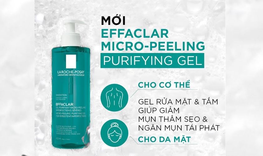Sữa rửa mặt La Roche Posay Micro-Peeling Purifying Gel