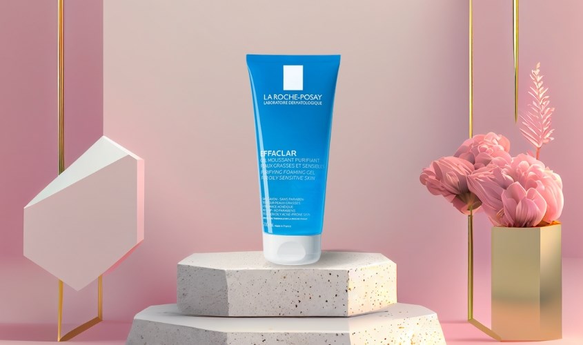 Gel rửa mặt làm dịu và giảm kích ứng cho da dầu mụn và da nhạy cảm La Roche-Posay Effaclar 200 ml