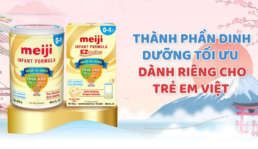 Sữa Meiji nhập khẩu