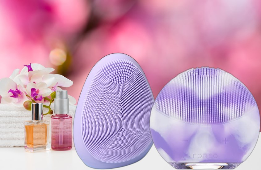 Máy rửa mặt Foreo và máy rửa mặt và massage Emmié Purple Don't Lie