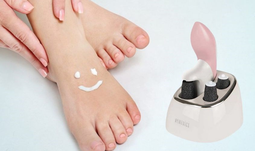 Máy mài gót chân tẩy da chết Homedics PED-1301 giúp làm sạch da chết trên vùng da gót chân Máy mài gót chân tẩy da chết Homedics PED-1301 giúp làm sạch da chết trên vùng da gót chân