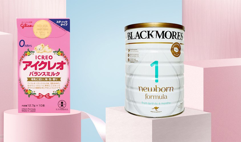 Điểm giống nhau giữa sữa Blackmores và sữa bột Glico Icreo số 0 vị thanh nhạt 127g (0 - 12 tháng)