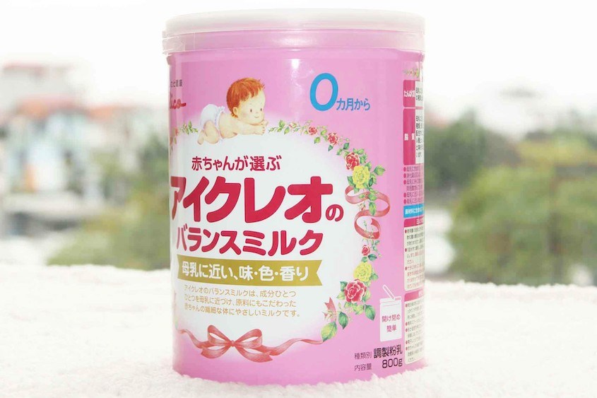 Sữa bột Glico Icreo số 0 vị thanh nhạt 800g (0 - 12 tháng)