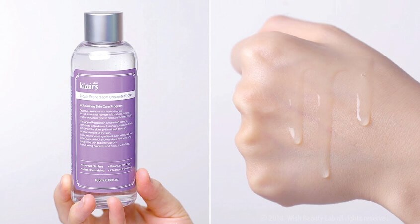 Nước hoa hồng không mùi Klairs Supple Preparation 180 ml 