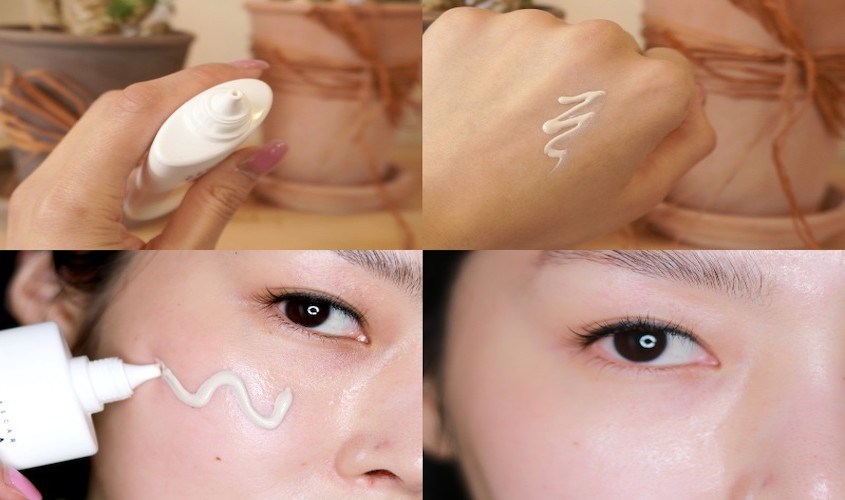 Kết cấu dạng kem dễ thấm trên da