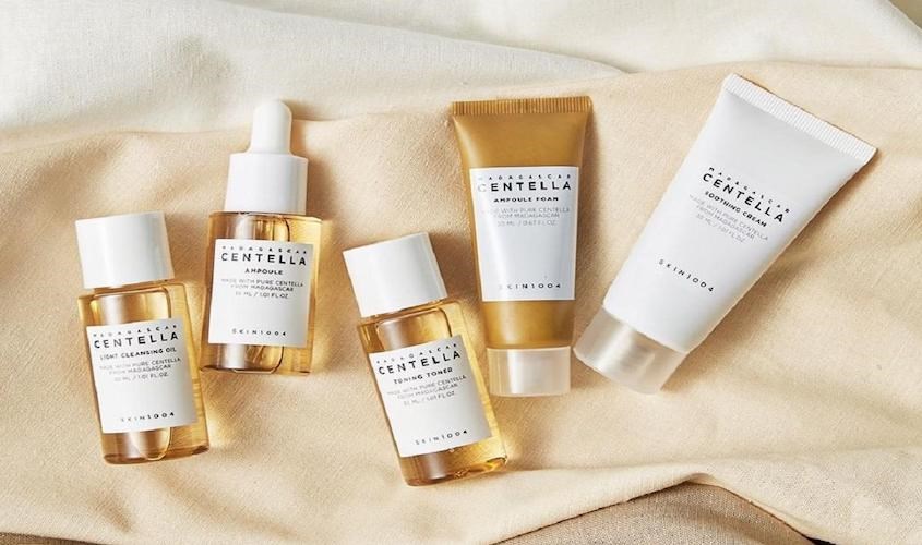 Một số sản phẩm dưỡng da của thương hiệu Skin1004