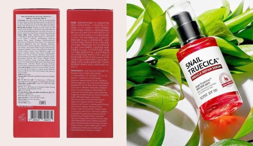 Thành phần của serum ốc sên Some By Mi