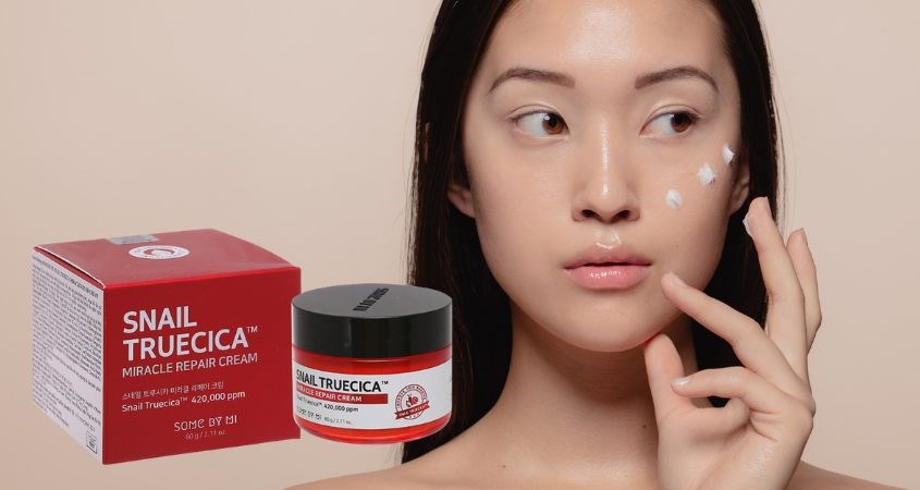 Kem dưỡng ẩm phục hồi da chiết xuất Ốc Sên Some By Mi Truecica Miracle Repair 60g