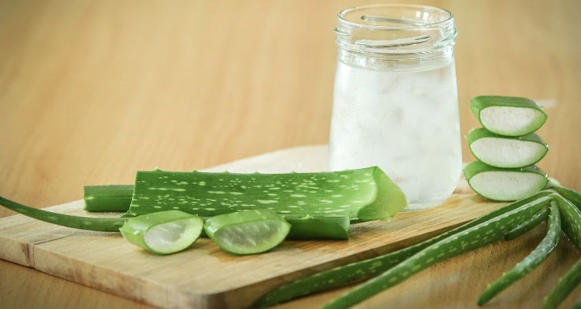 Nha đam giúp hấp thụ dầu thừa gây tắc nghẽn lỗ chân lông