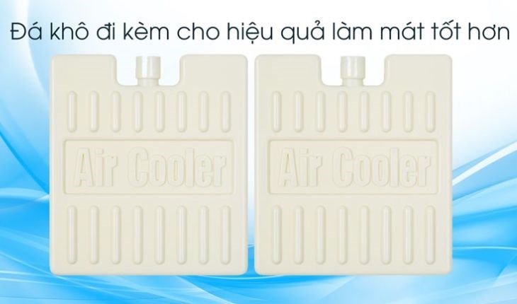 2 hộp đá khô đi kèm cho hiệu quả làm mát tốt hơn