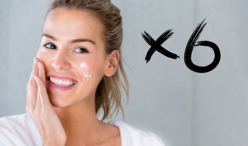 Da được cải thiện sau 6 liệu trình điều trị với AHA