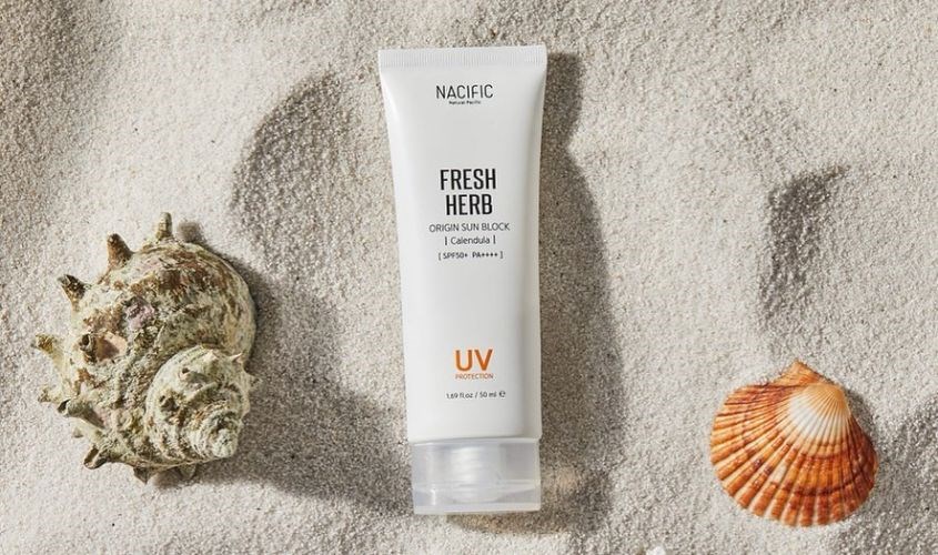 Kem chống nắng làm dịu và phục hồi da Nacific Fresh Herb SPF 50+ PA++++ 50 ml 