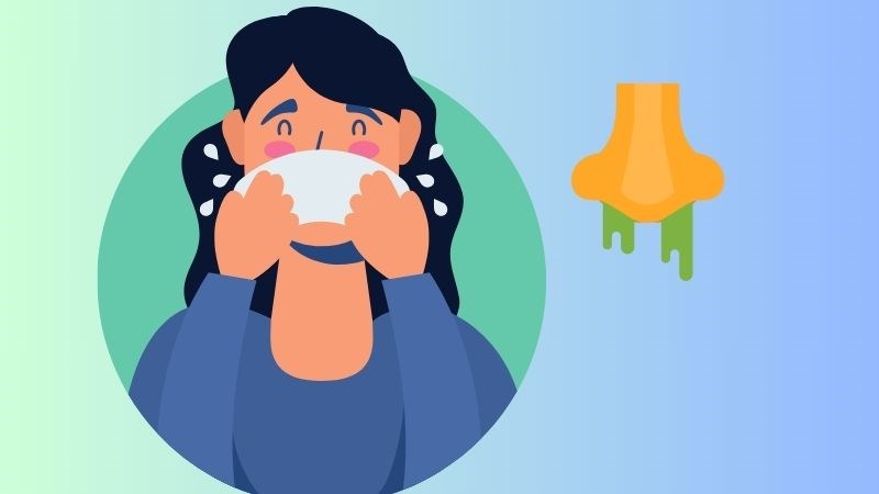 Viêm xoang gây nên tình trạng chảy nước mũi nhiều