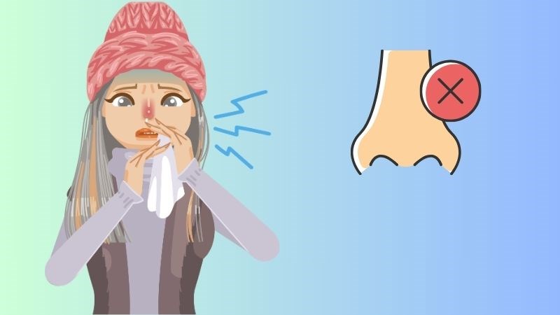 Nghẹt mũi là tình trạng hay gặp ở viêm xoang