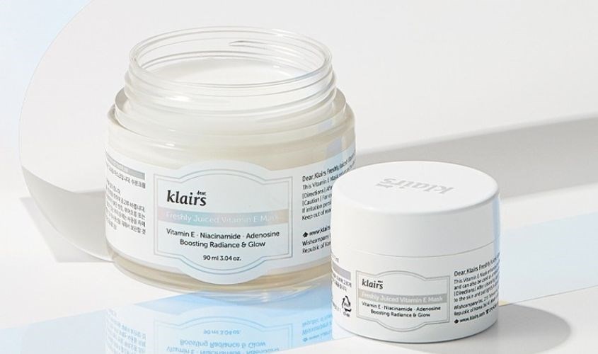 Mặt nạ ngủ vitamin E dưỡng sáng da, cải thiện nếp nhăn Klairs Freshly Juiced 90 ml