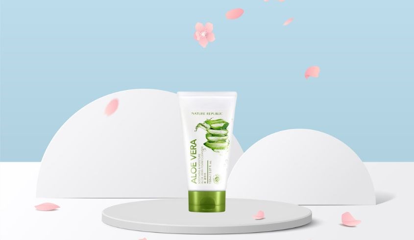 Sữa rửa mặt chiết xuất Lô Hội Nature Republic Soothing & Moisture 150 ml