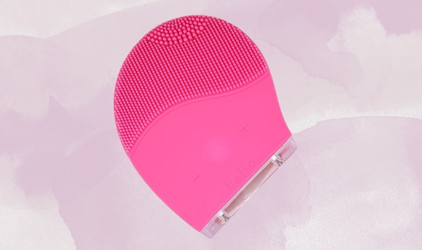 Máy rửa mặt và massage Halio Hot Pink