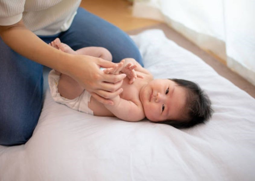 Cách sắp xếp tã bỉm hợp lý. Nguồn: Getty Images.