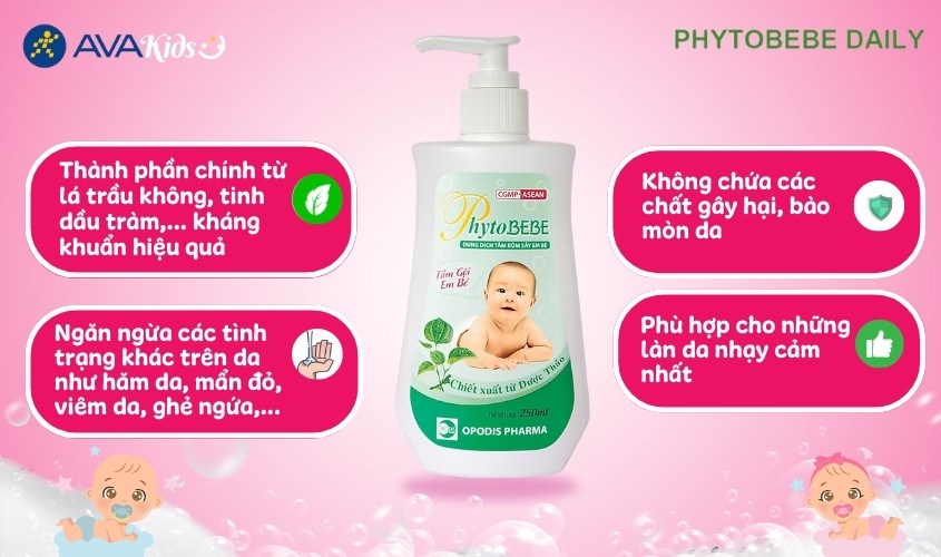 Sữa tắm Phytobebe 250ml