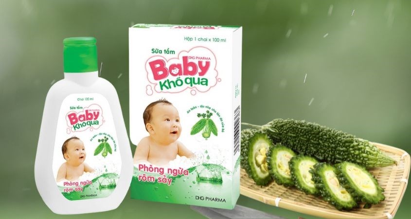 Sữa tắm trị rôm sảy Baby khổ qua 100ml