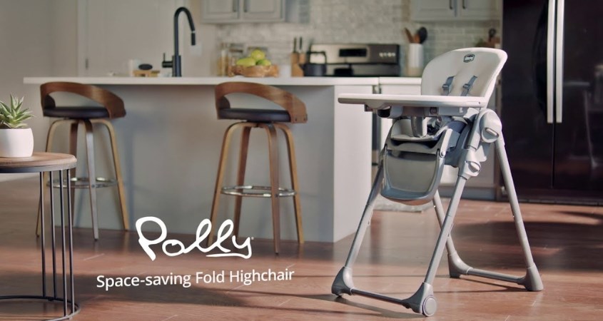 Ghế ăn dặm Chicco Polly tiết kiệm không gian có thể gấp gọn Ghế ăn dặm Chicco Polly tiết kiệm không gian có thể gấp gọn