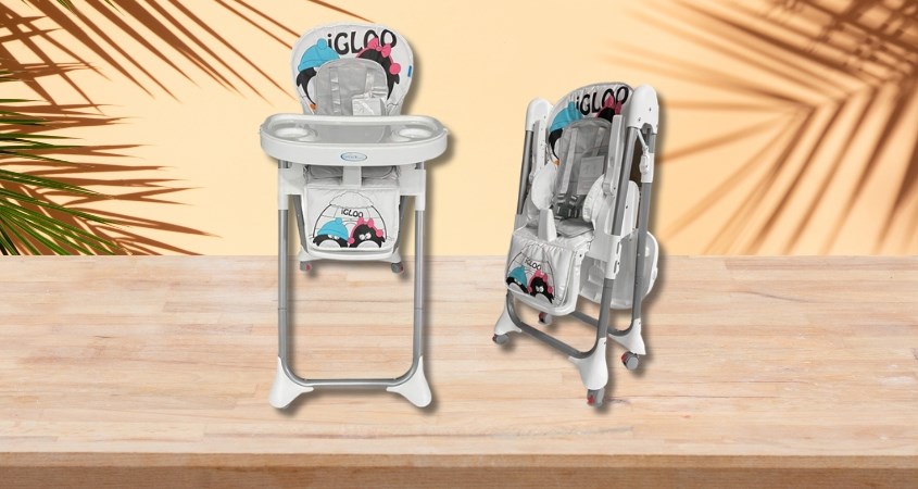 Ghế ăn Gluck Baby BXS-216 IGLOO (6 - 36 tháng) - Màu trắng Ghế ăn Gluck Baby BXS-216 IGLOO (6 - 36 tháng) - Màu trắng