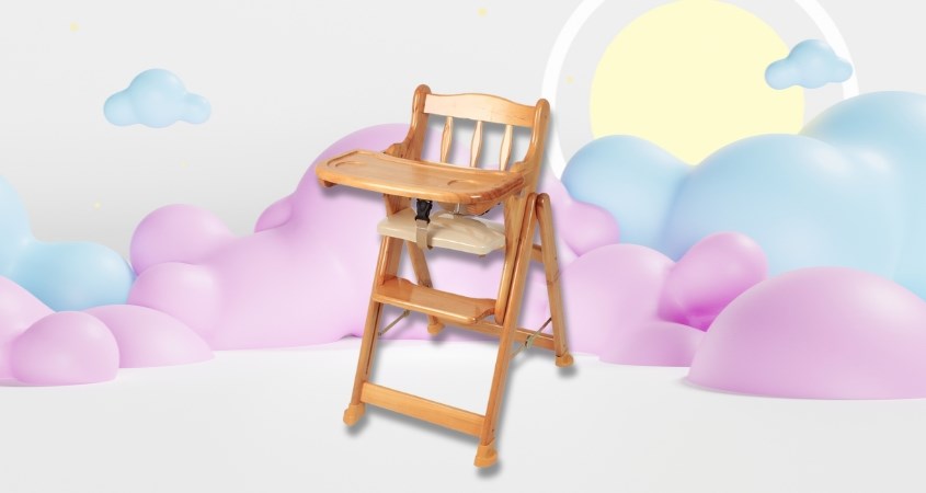 Ghế ăn cho bé Autoru AUHC01 (bé biết ngồi - 2 tuổi) - Màu gỗ Ghế ăn cho bé Autoru AUHC01 (bé biết ngồi - 2 tuổi) - Màu gỗ