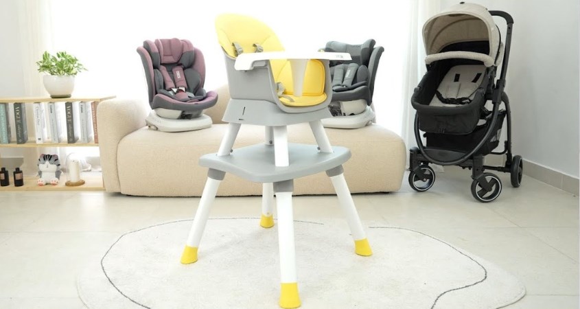 Ghế ăn cho bé Zaracos Leeroy 3306 (6 tháng - 10 tuổi) - Màu vàng xám Ghế ăn cho bé Zaracos Leeroy 3306 (6 tháng - 10 tuổi) - Màu vàng xám