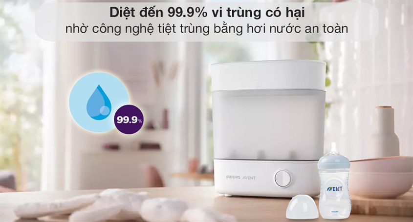 Máy tiệt trùng bình sữa Philips Avent SCF291.00