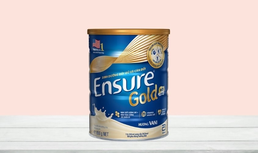 Sữa bột Ensure Gold hương vani 850g