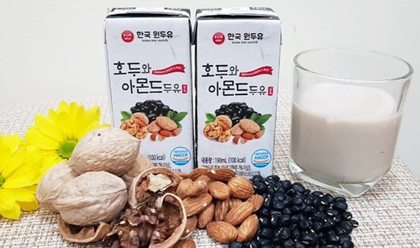 Sữa Hạt Óc Chó Hạnh Nhân Đậu Đen GT