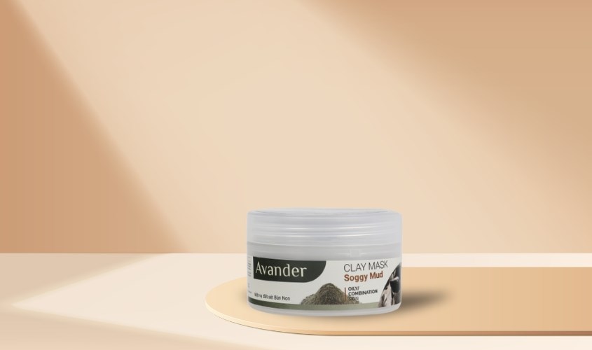Mặt nạ đất sét Bùn Non làm sạch sâu, dưỡng sáng da Avander 110g (Hũ) 