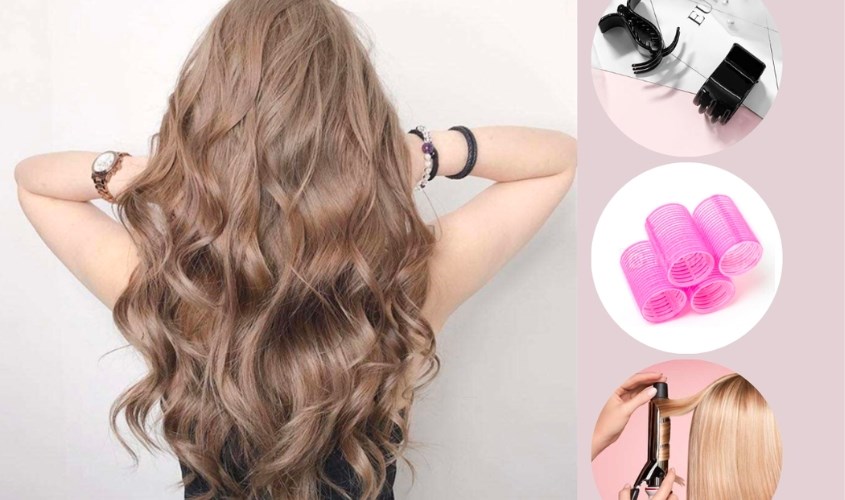 Một phương pháp khác để uốn tóc xoăn tự nhiên tại nhà