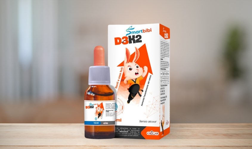 Siro Smartbibi D3K2 hỗ trợ hấp thu canxi 15 ml (từ 0 tháng)