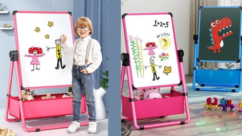 Giá vẽ 2 mặt cho bé Giá vẽ 2 mặt cho bé