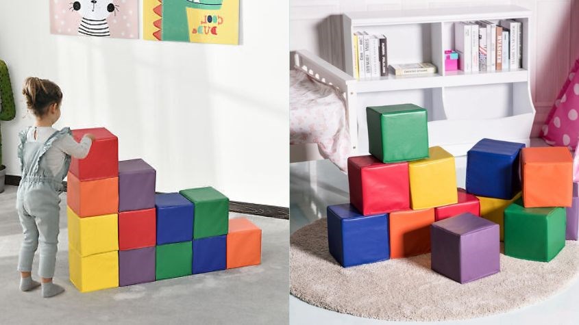 Đồ chơi khối vuông mềm Đồ chơi khối vuông mềm