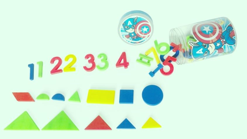 Đồ chơi chữ số, hình học nam châm Antona Đồ chơi chữ số, hình học nam châm Antona