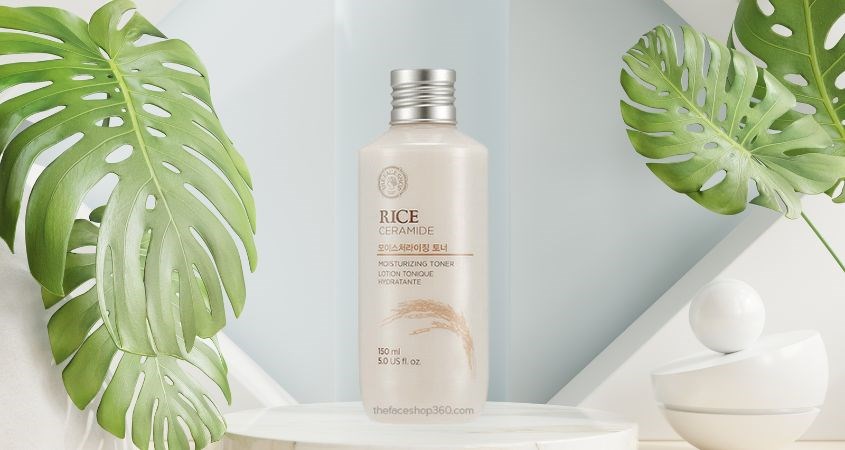 Nước hoa hồng gạo The Face Shop Rice Ceramide Moisturizing Toner