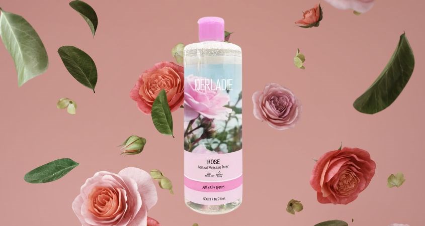 Derladie Rose Natural Moisture Toner có đặc tính dịu nhẹ