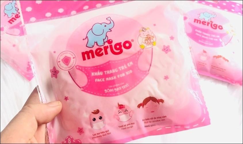 Khẩu trang kháng khuẩn cho bé Merigo