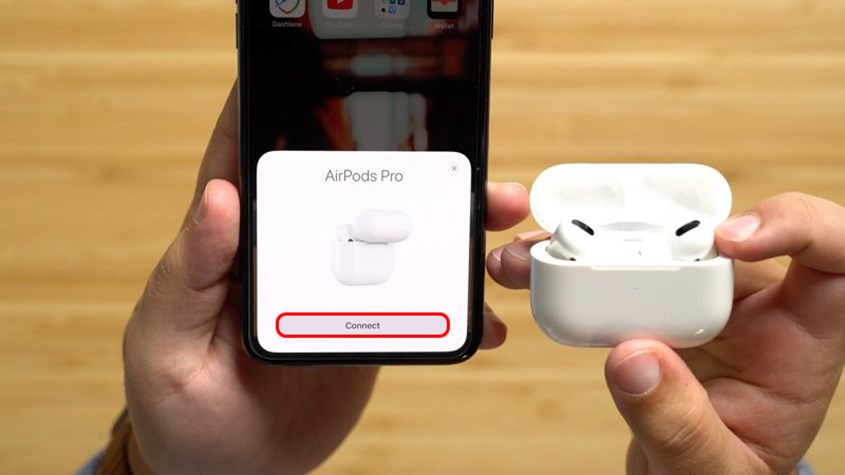 Kết nối AirPods với iPhone, iPad