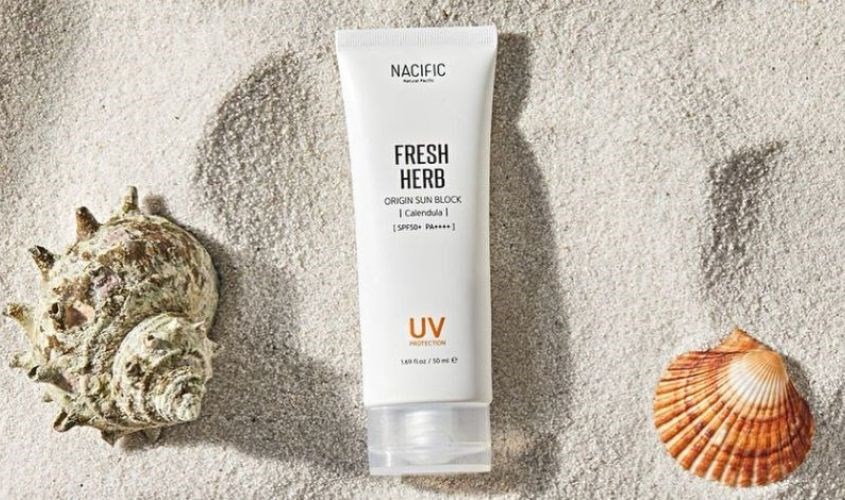 Kem chống nắng làm dịu da Nacific Fresh Herb SPF 50+ PA++++ 50 ml