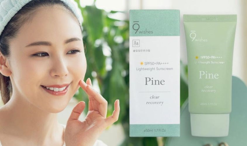 Kem chống nắng thanh lọc và phục hồi da 9 Wishes SPF 50+ PA++++ 50 ml